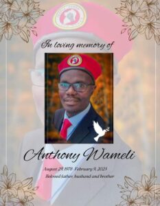 Anthony wameri send off